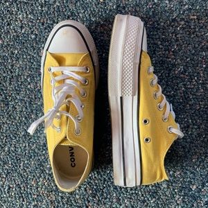 Yellow Platform Converse